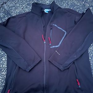 Colombia black and red jacket size large